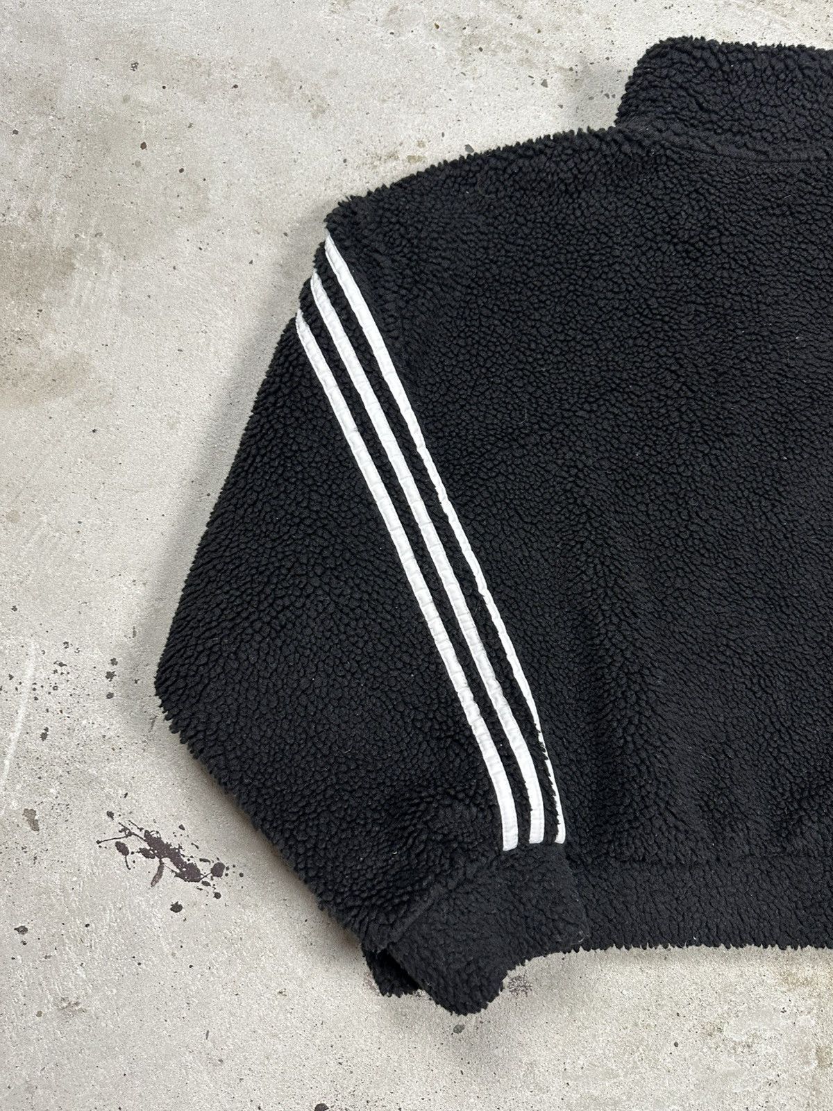 Adidas Adidas Fleece Cropped Half Zip Sweatshirt Boxy Fit Sherpa Size S / US 4 / IT 40 - 11 Thumbnail