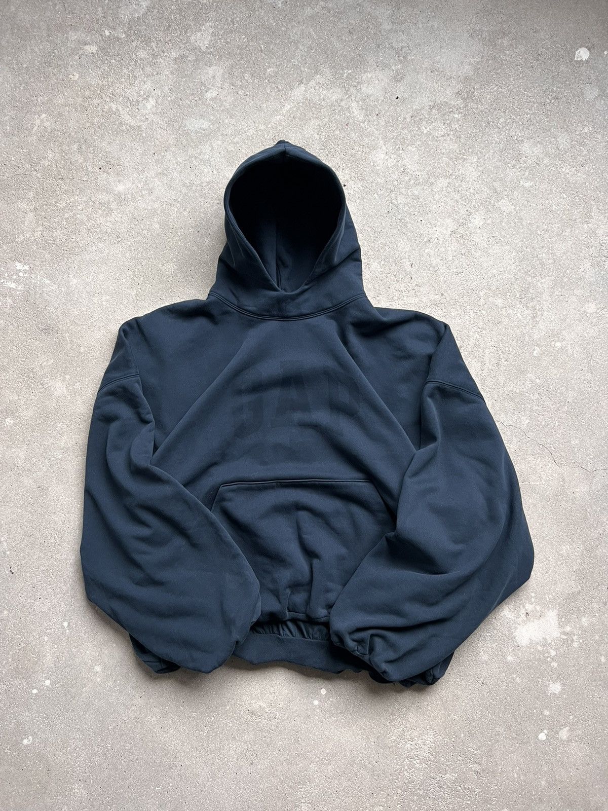 Gap × Kanye West × Yeezy Yeezy Gap Dove Hoodie Dark Blue Size US XL / EU 56 / 4 - 7 Thumbnail