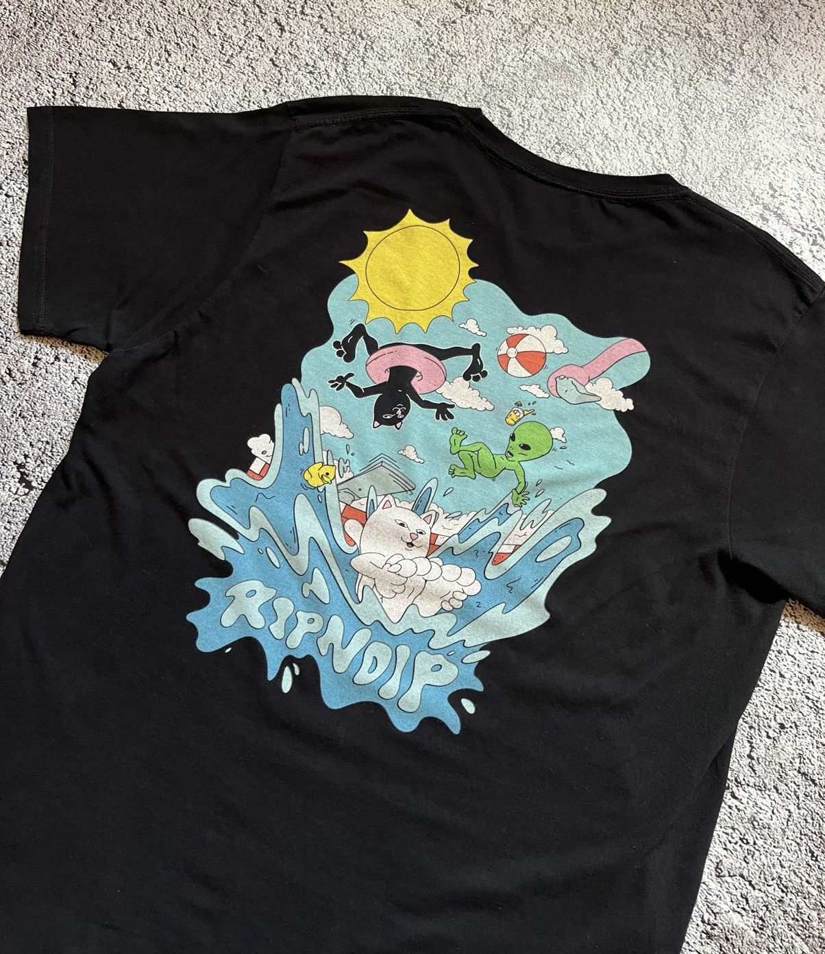 RIPNDIP Ripndip Summer Pool Party Graphic T-Shirt Size L Size US L / EU 52-54 / 3 - 5 Thumbnail