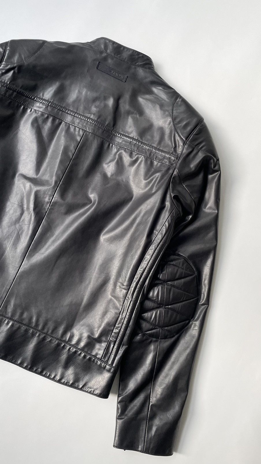 Prada S/S 07 Leather Motorcycle Jacket Size US M / EU 48-50 / 2 - 20 Thumbnail