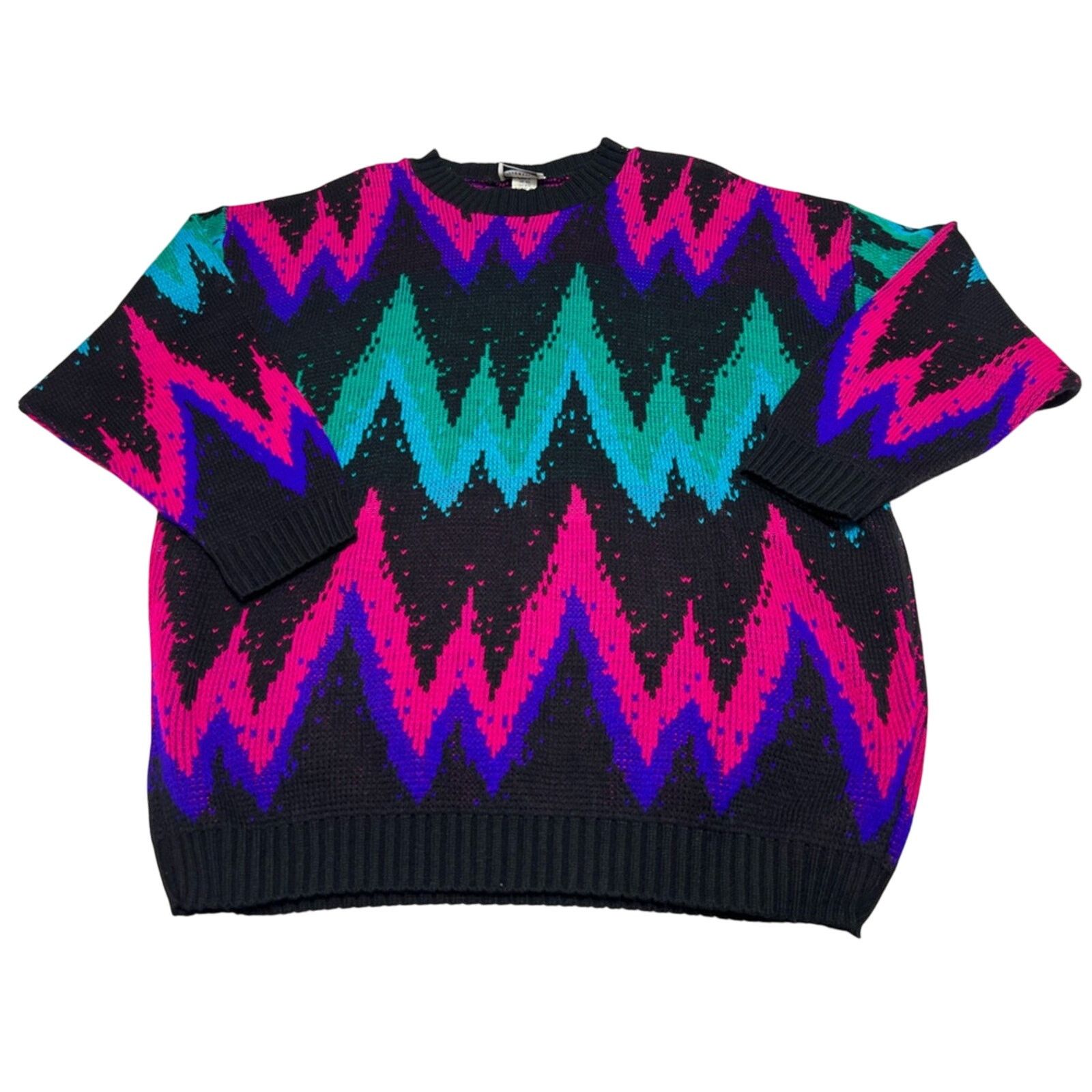 Vintage Vintage Classic Retro Acrylic Unisex Sweater Coogi Style USA Size US L / EU 52-54 / 3 - 1 Thumbnail