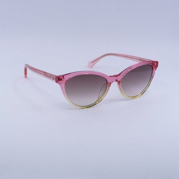 Kate Spade Kate Spade ADELINE/G/S 0GVZ HA Sunglasses Pink Cat Eye Frame Size ONE SIZE - 8 Thumbnail