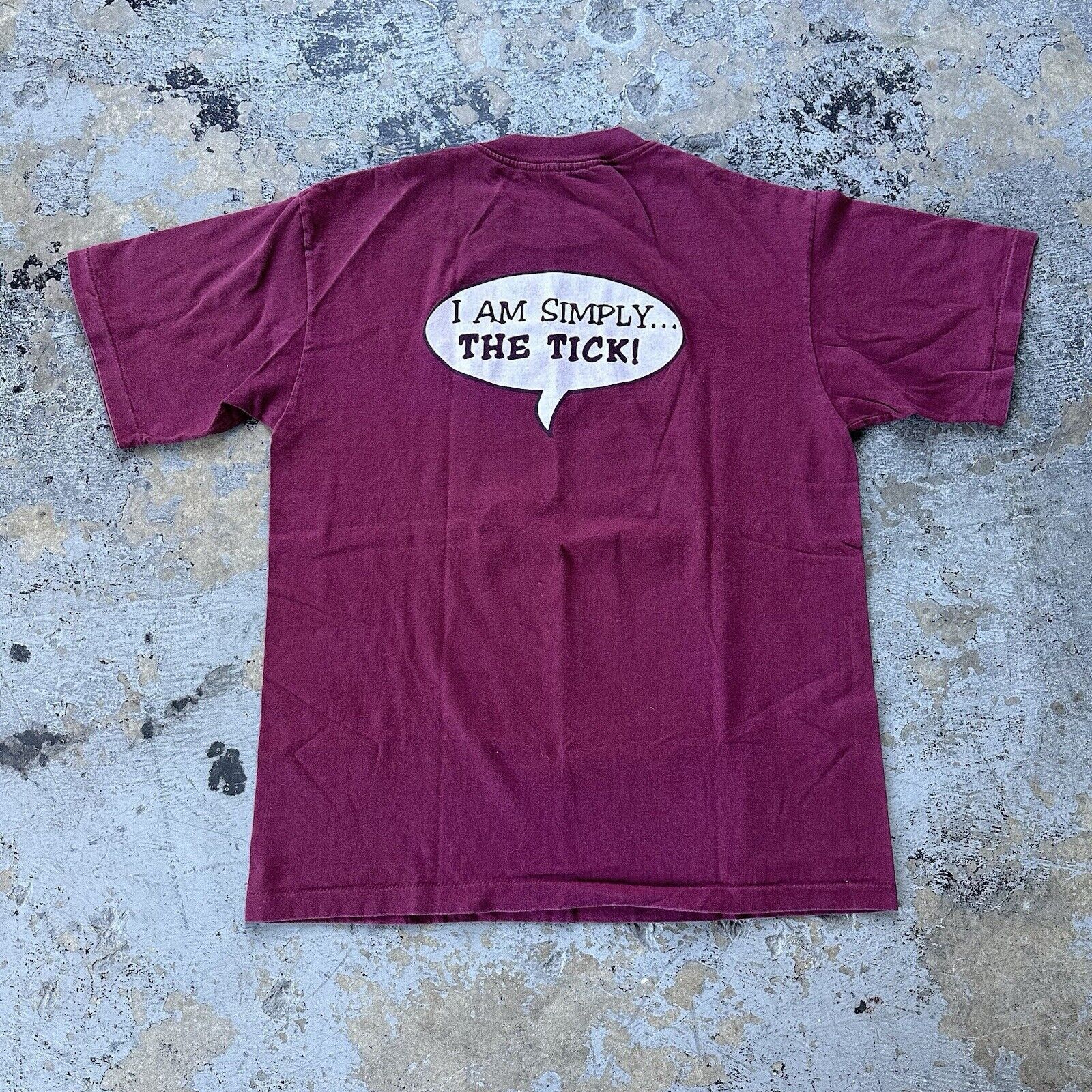 Fox Racing × Vintage Vintage 1993 The Tick Cartoon Promo T-Shirt Fox Kids Network Size US L / EU 52-54 / 3 - 2 Thumbnail
