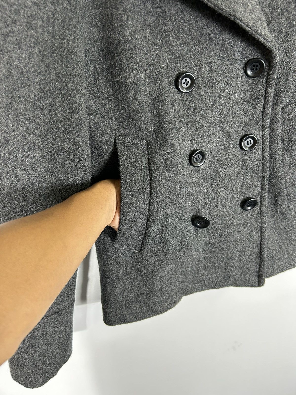 Japanese Brand 🔥The Twelve Mohair Double Breast Coat Jacket Size S / US 4 / IT 40 - 7 Thumbnail
