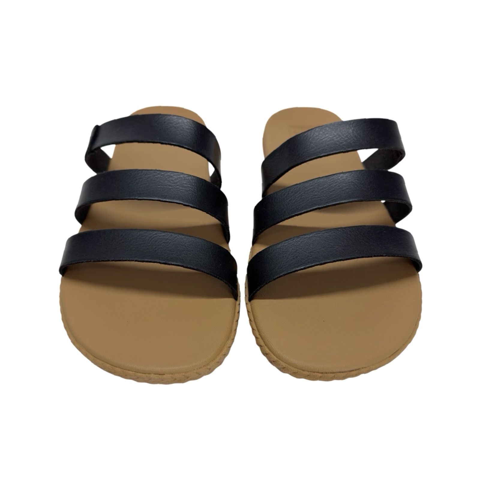 REEF Women's Cushion Ruby Slide Sandals Size Brown Leather