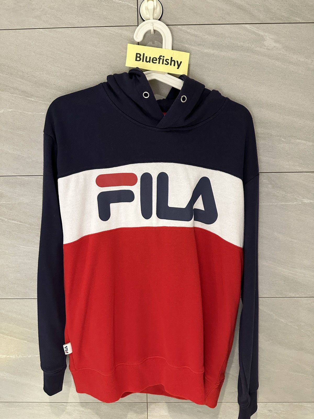 Fila Vintage Fila Classic Logo Hoodie Size US L / EU 52-54 / 3 - 1 Thumbnail