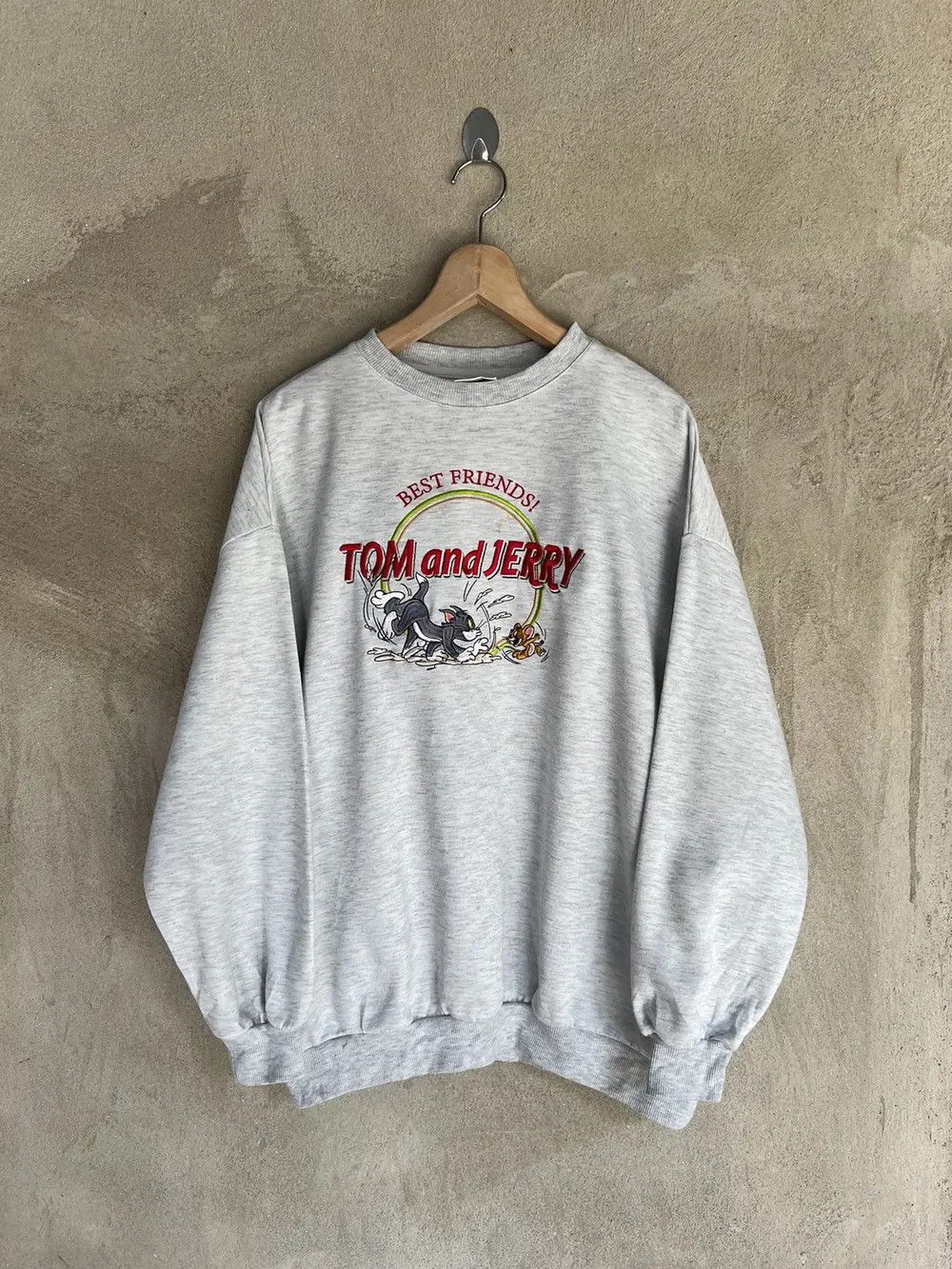 Vintage VintageTom And Jerry Cartoon Sweatshirt Size US L / EU 52-54 / 3 - 2 Thumbnail