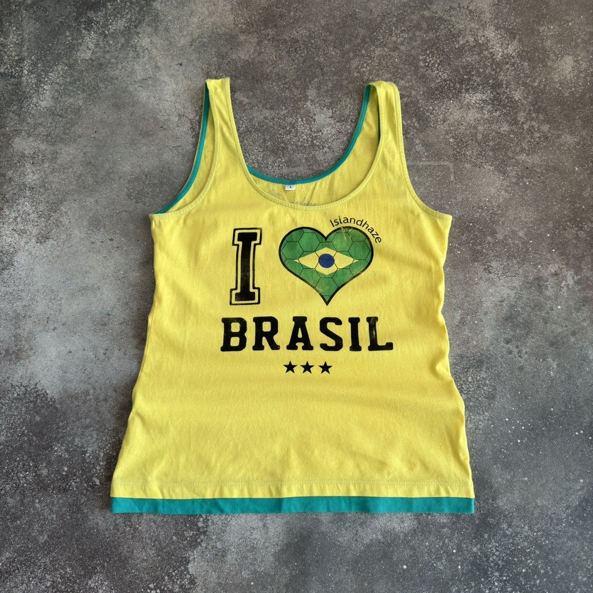 Japanese Brand Brazil Y2K Vintage Baby Tank Top Size L / US 10 / IT 46 - 1 Thumbnail