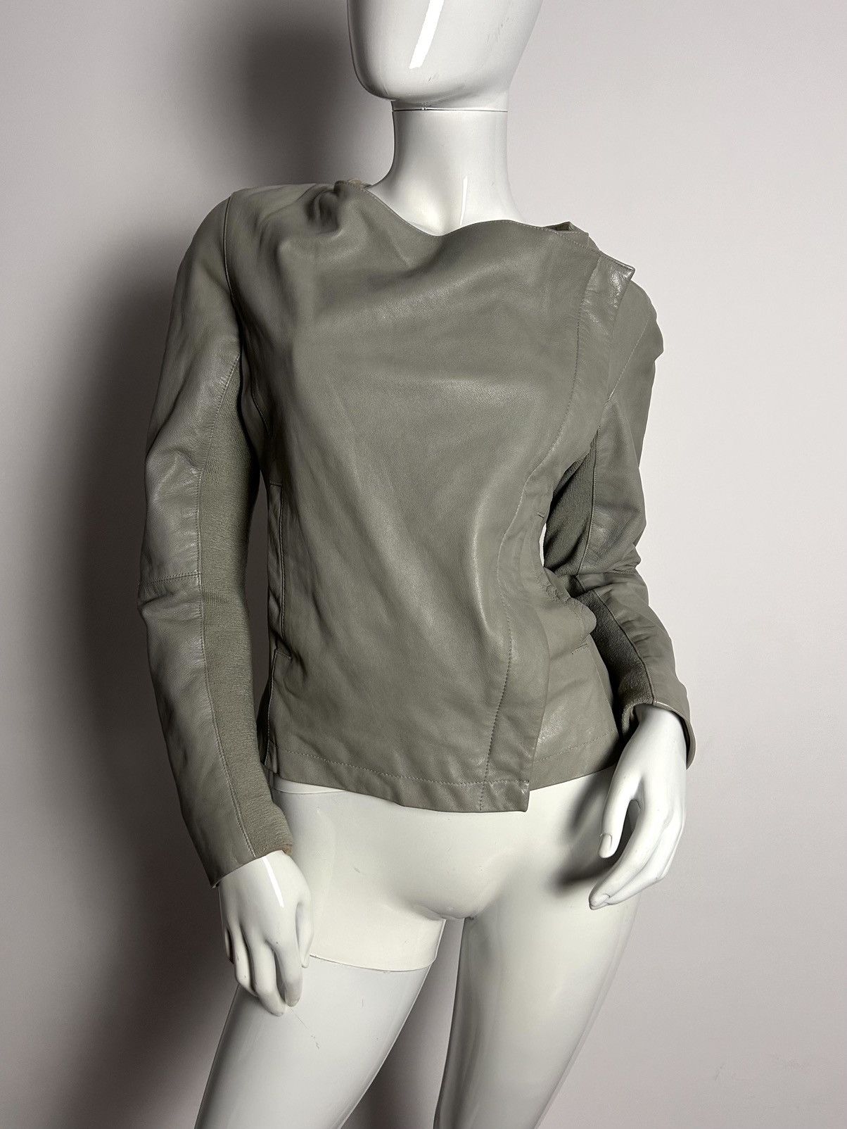 Other Insane leather asymmetric jacket Size S / US 4 / IT 40 - 3 Thumbnail