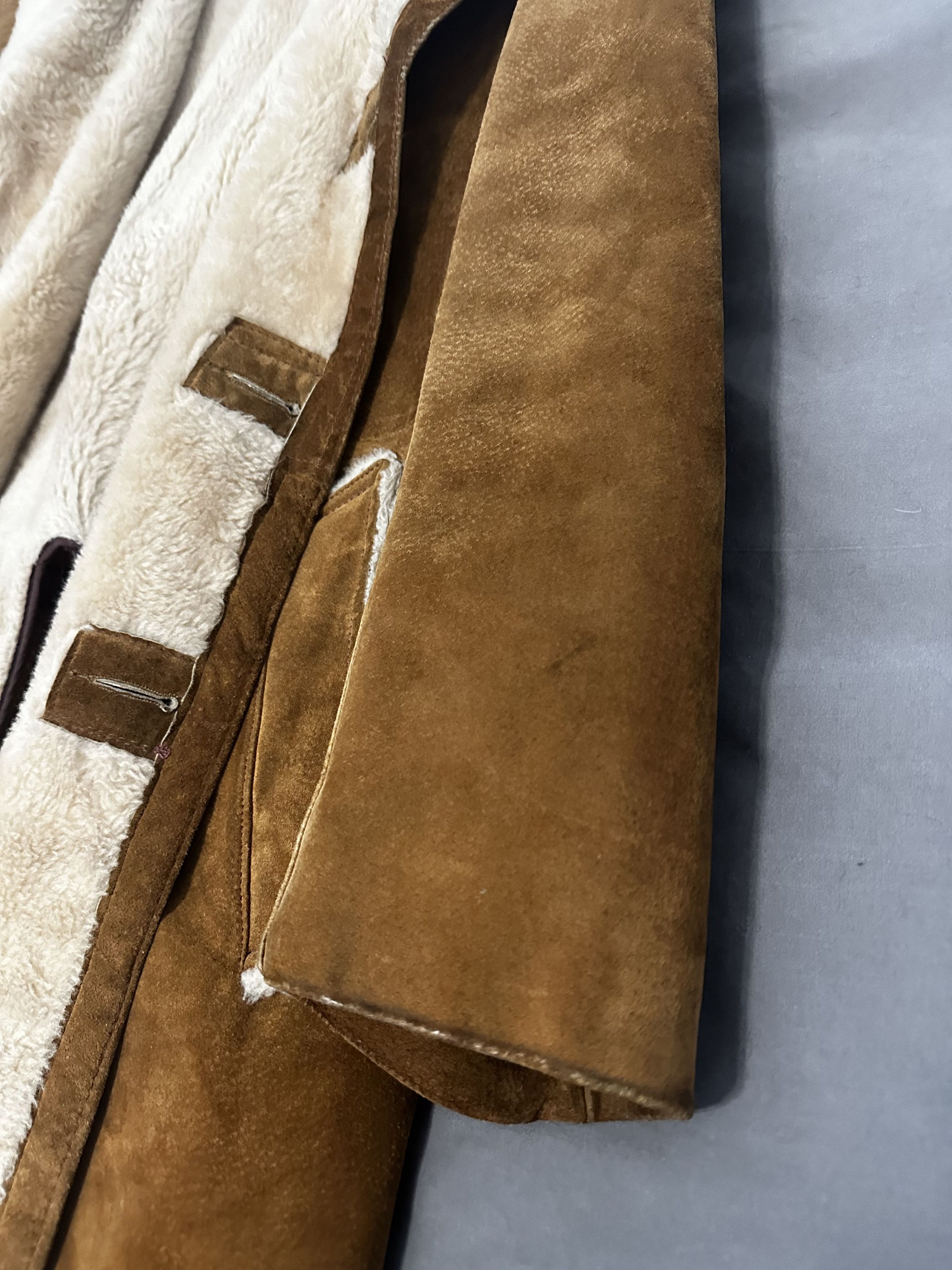 Vintage Deerskin Double Breasted Shearling Coat Size US M / EU 48-50 / 2 - 5 Thumbnail