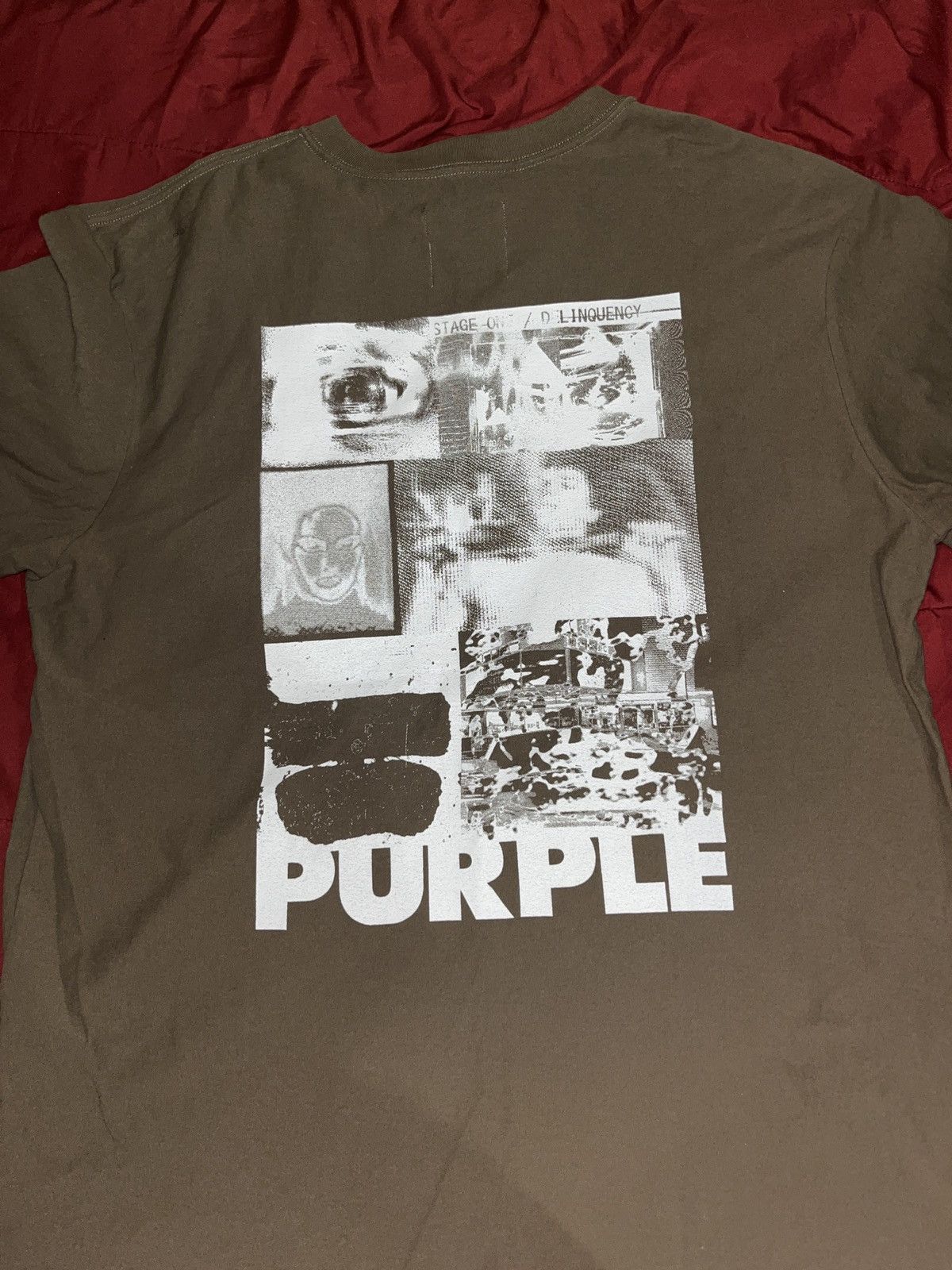 image of Purple Brand Tee-Shirt in Green, Men's (Size 2XL)