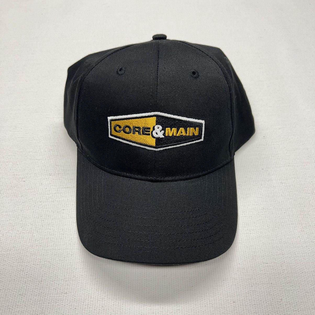 Other Core & Main Hat Black Strapback Ford Meter Box Embroidered Size ONE SIZE - 2 Thumbnail