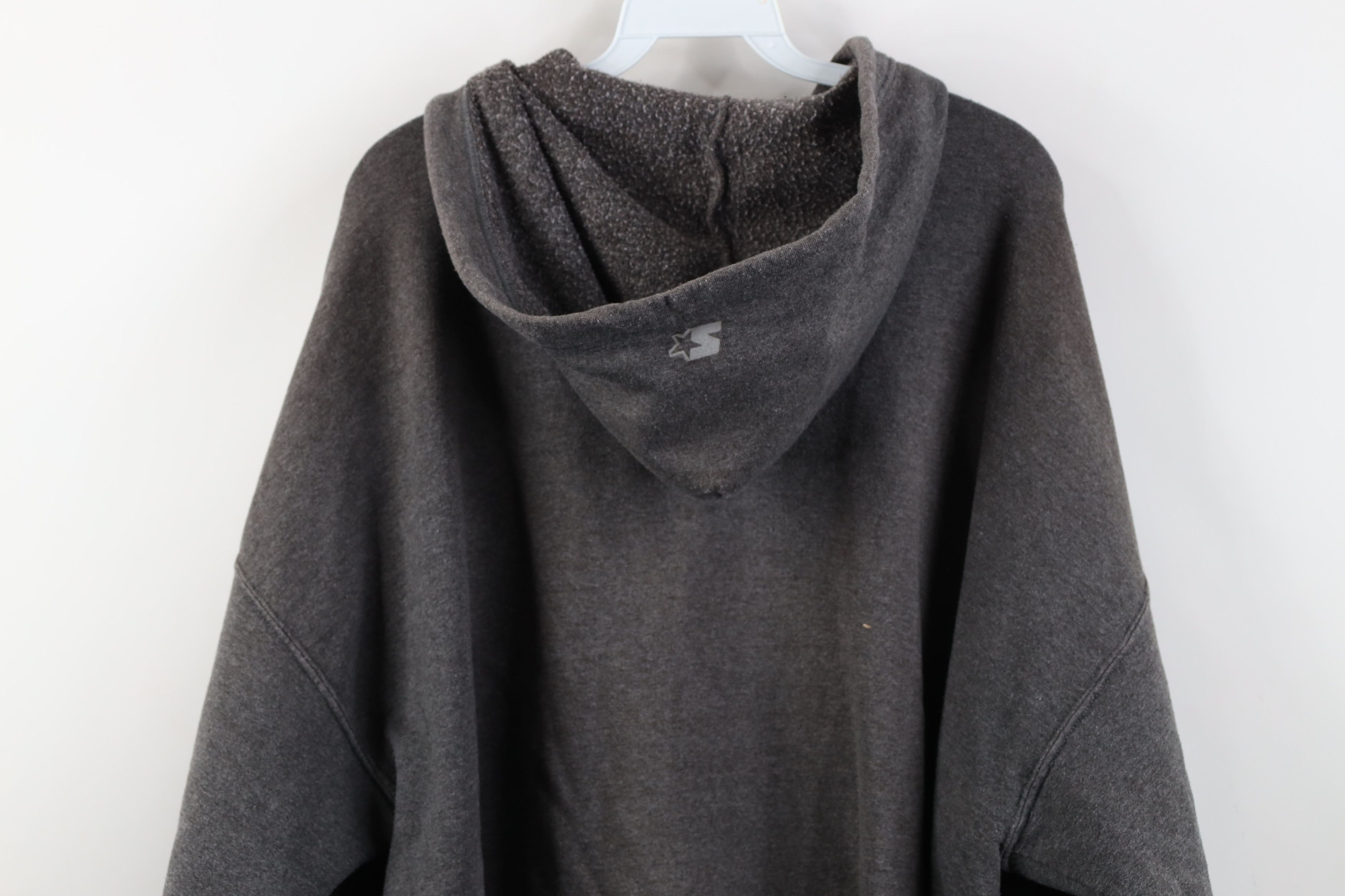Starter Vintage 90s Starter Faded Heavyweight Full Zip Hoodie Gray Size US XL / EU 56 / 4 - 14 Thumbnail