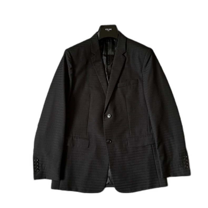 Dior Homme 16fw black striped woolen suit