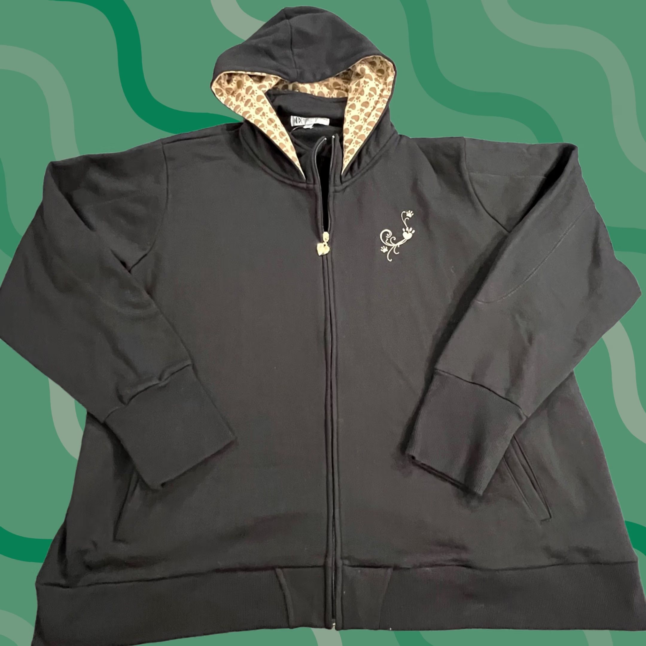 Vintage VINTAGE The Bradford Exchange Hoodie Womens 3X Black Havanese Dog Logo Full Zip Sweatshirt Size XXL / US 16-18 / IT 52-54 - 1 Thumbnail