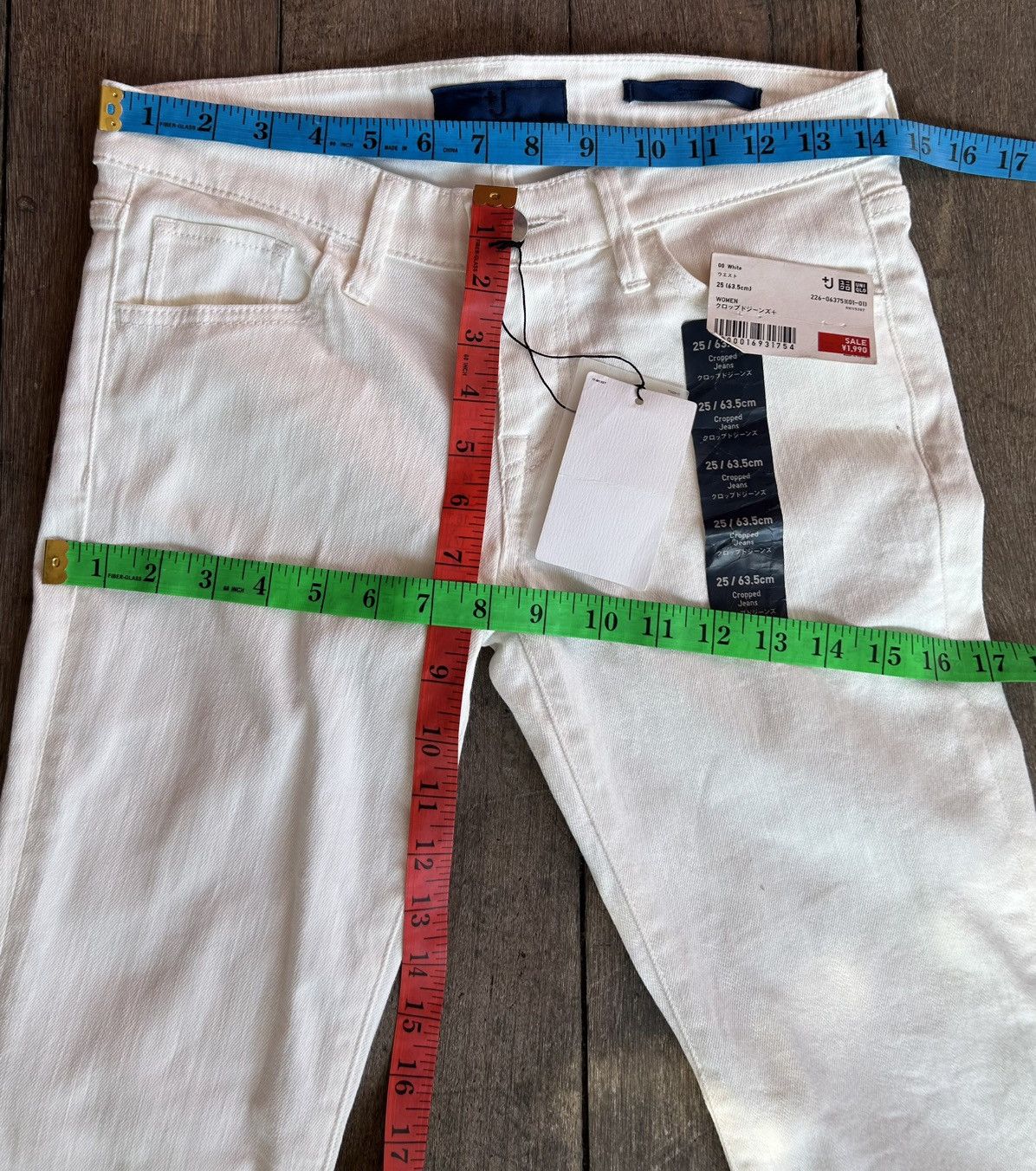 Jil Sander × Uniqlo UNIQLO x JIL SANDER Cropped Jeans Size 25" / US 0 / IT 36 - 4 Thumbnail
