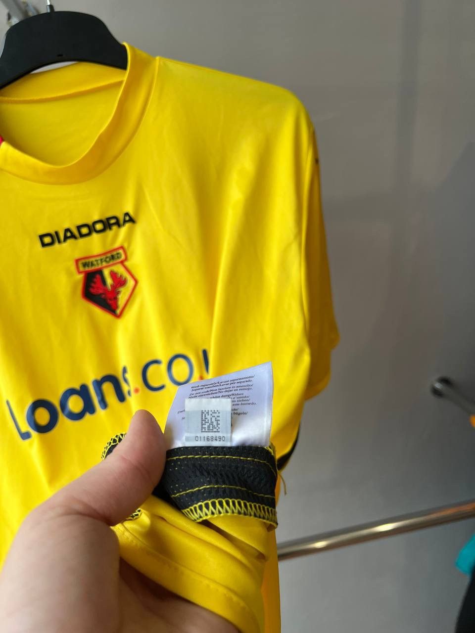 Diadora 2006/07 WATFORD FC HOME SOCCER JERSEY FOOTBALL SHIRT DIADORA Size US L / EU 52-54 / 3 - 12 Thumbnail