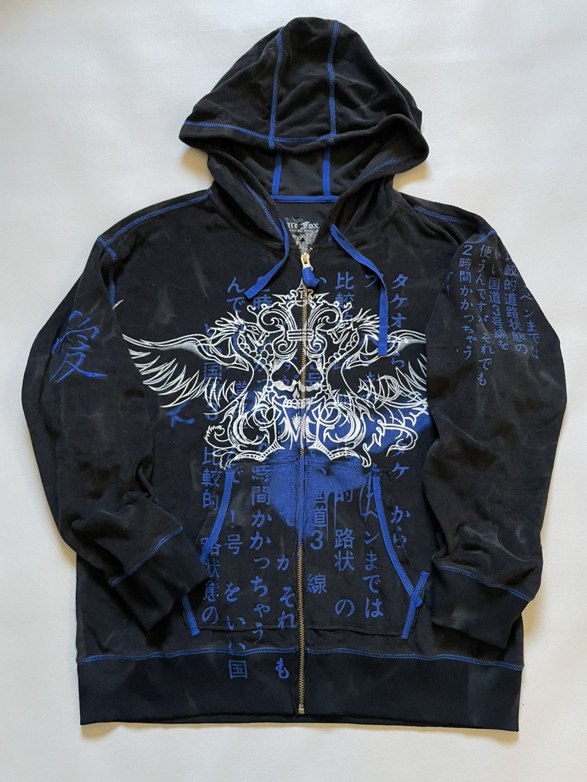 Ed Hardy × Vintage Y2k grunge style sweatshirt Size US XL / EU 56 / 4 - 1 Thumbnail