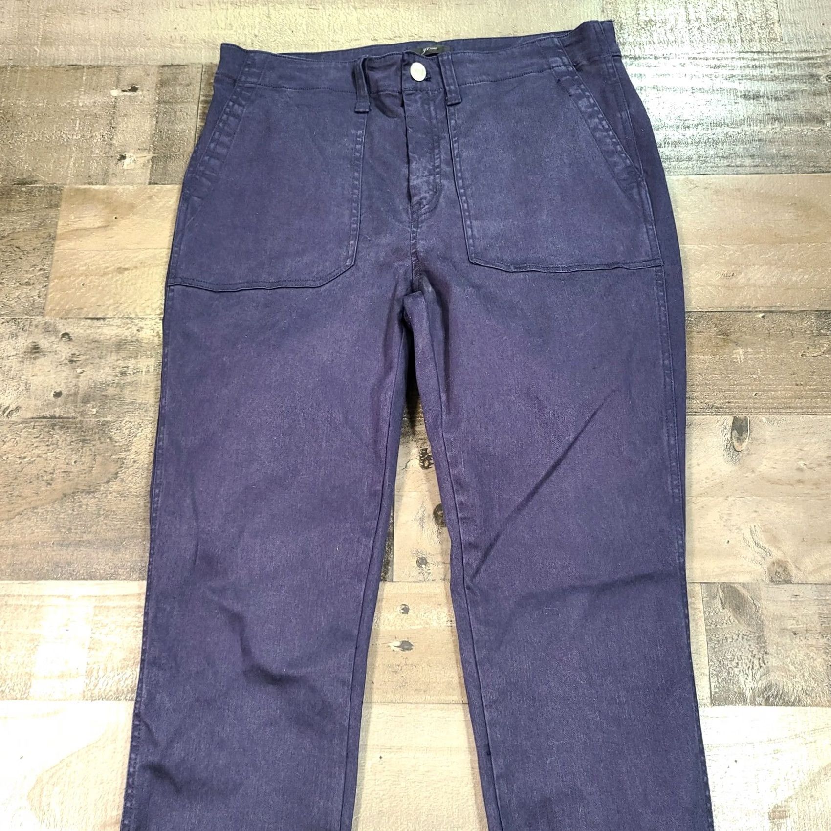 J.Crew J.Crew Pants Womens Blue Chino Skinny Mid-Rise Flat Front Zip Closure Pockets 30 Size 30" / US 8 / IT 44 - 5 Thumbnail