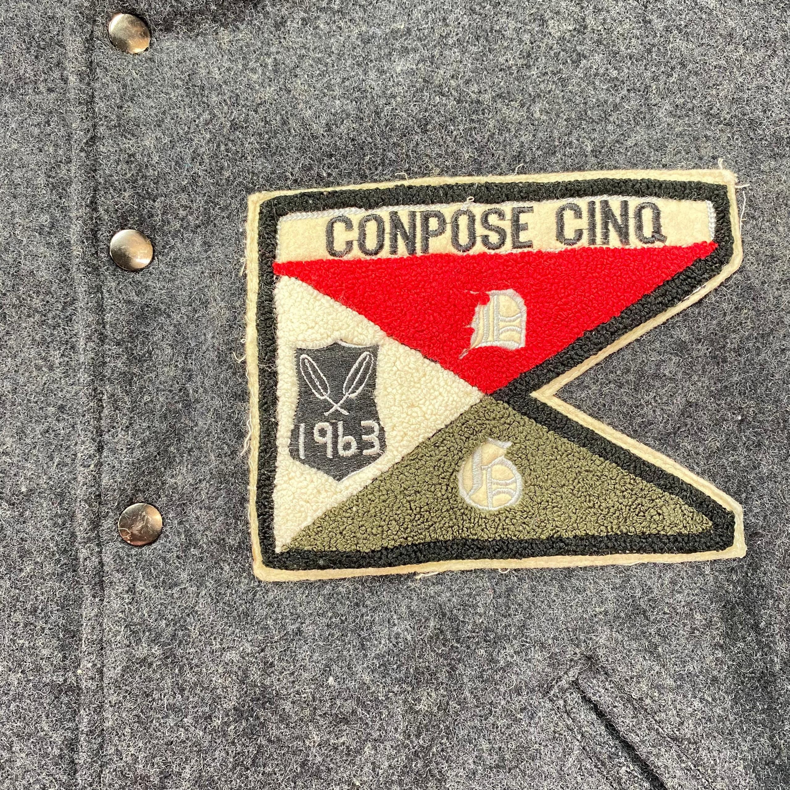 Hysteric Glamour Vintage Conpose Cinq Varsity Jacket Size US M / EU 48-50 / 2 - 9 Thumbnail