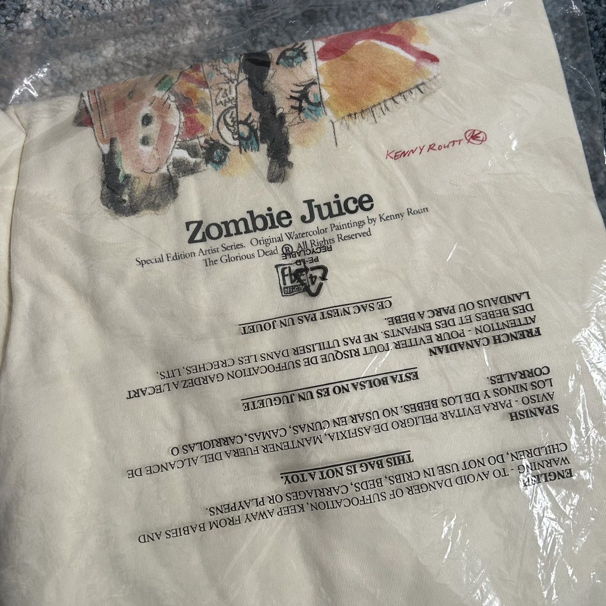 Flatbush Zombies 2019 FBZ ARTiST SERiES KENNY ROUTT ZOMBiE JUiCE TEE Size US XL / EU 56 / 4 - 8 Thumbnail