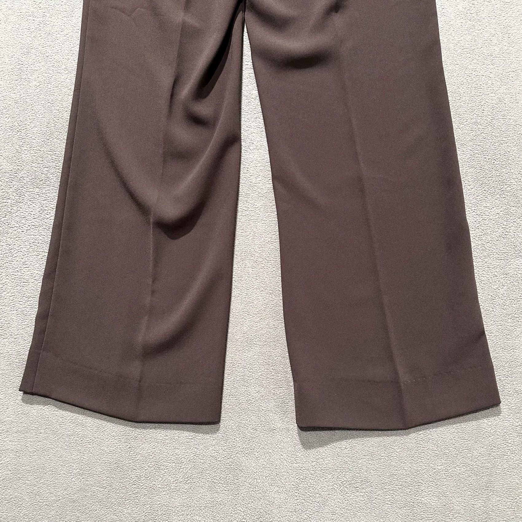 H&M H&M Pants Womens 6 Brown Wide Leg Trouser Flare Bootcut Dress Polyester Size 28" / US 6 / IT 42 - 6 Thumbnail