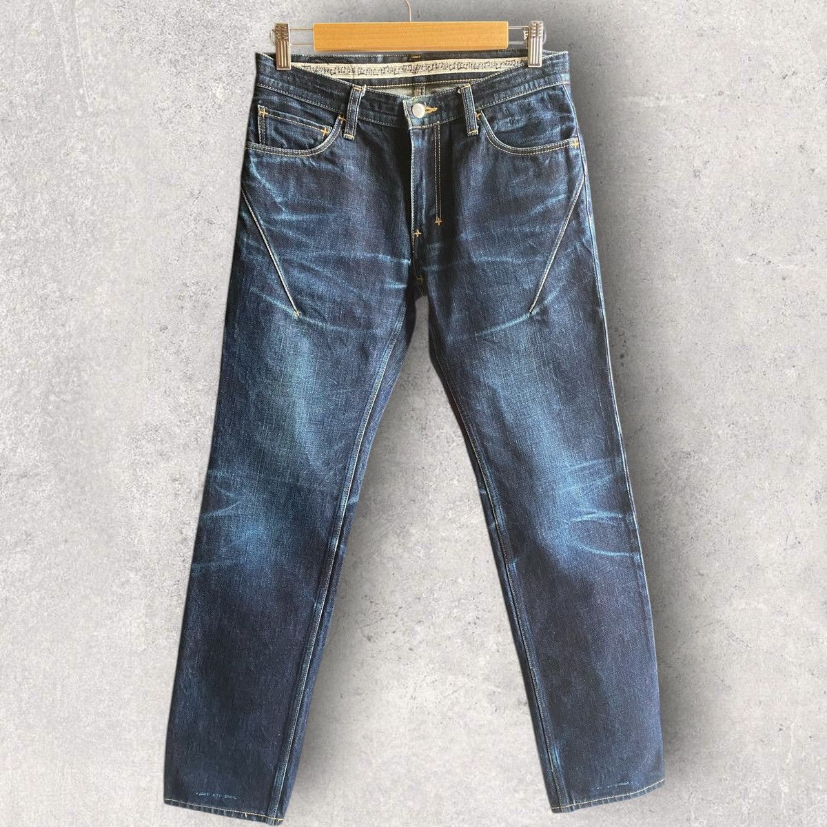 Number (N)ine Fall09 N(N) Raw Denim Size US 30 / EU 46 - 1 Thumbnail