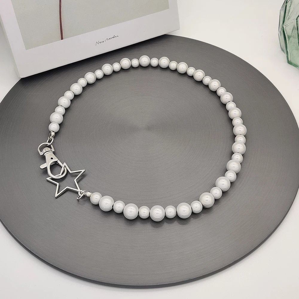 Vintage Reflective Beads Choker Necklace Size ONE SIZE - 1 Thumbnail