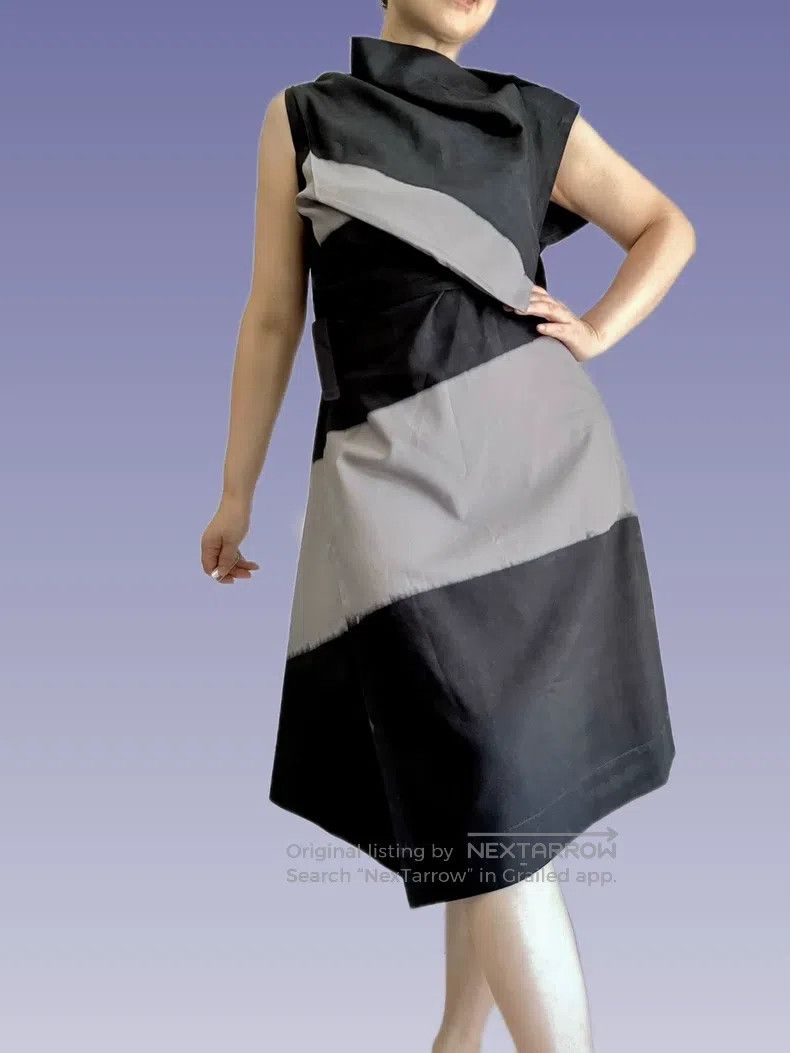 Issey Miyake Issey Miyake Indigo Dyed Dress Size L / US 10 / IT 46 - 1 Thumbnail
