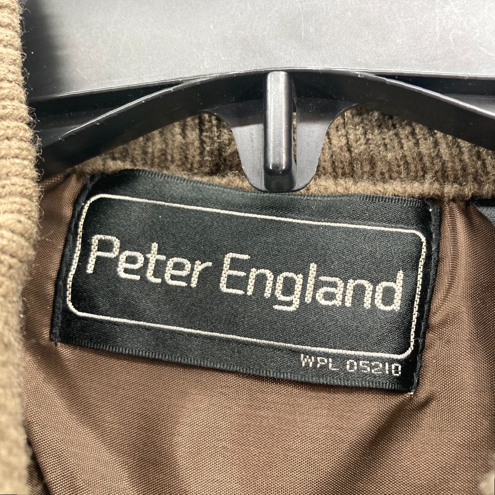 Vintage VINTAGE Peter England Cowhide Leather Jacket Mens XL Brown Wool Sweater Arms Jacket Size US XL / EU 56 / 4 - 4 Thumbnail