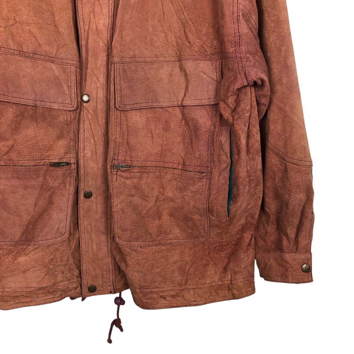 Japanese Brand × Vintage 📌Vintage Biker Leather Jacket Mack Lot Issey Miyake Size US L / EU 52-54 / 3 - 6 Thumbnail