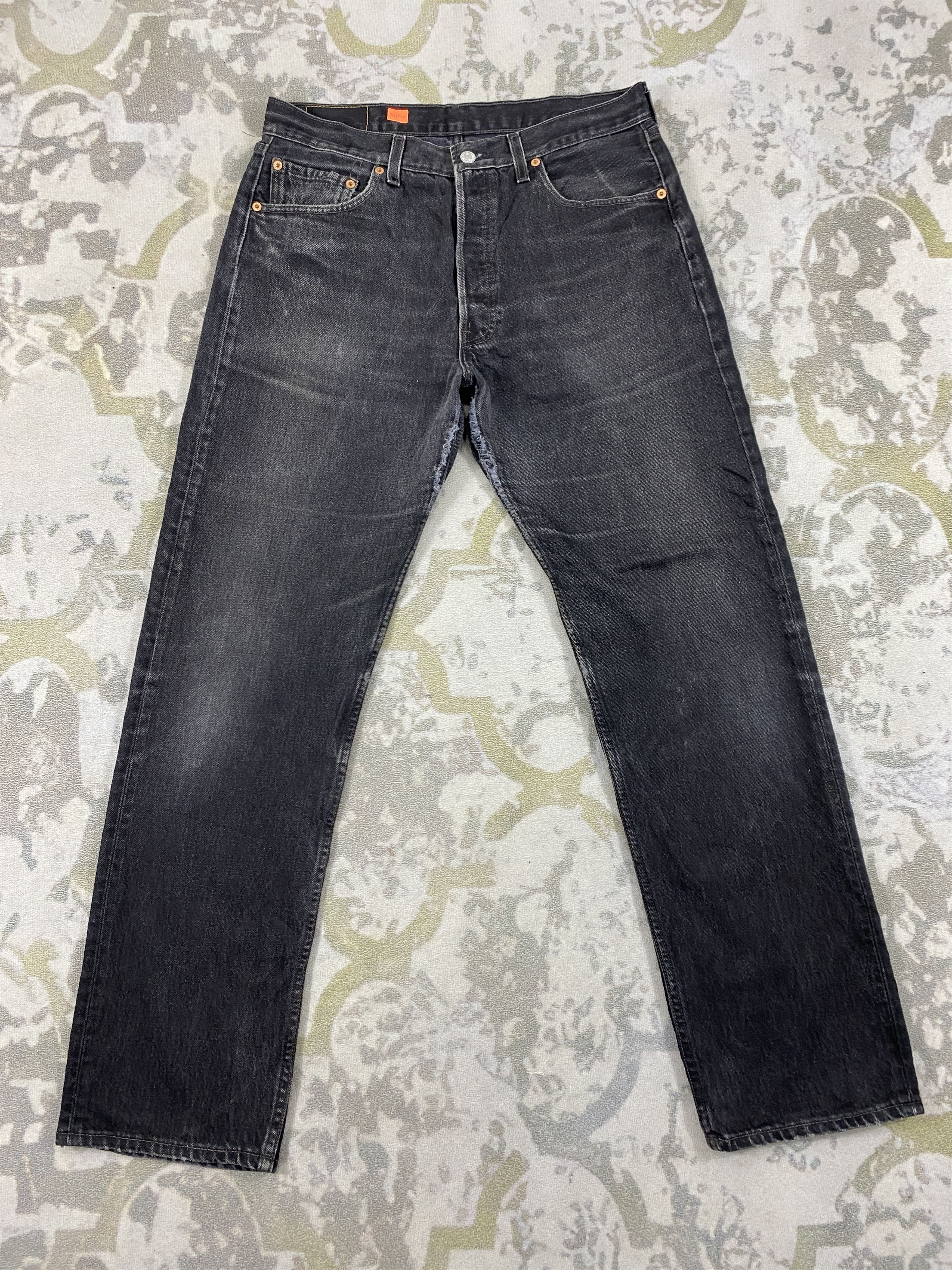 image of Distressed Denim x Levis Vintage Levi's 501 Faded Black Jeans 33X30.5- Jn3795, Men's