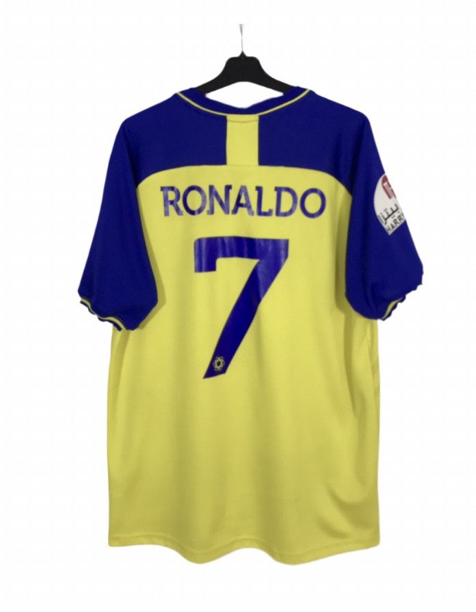 Adidas #7 Ronaldo Al Nassr 2022/2023 Home Soccer Jersey Shirt Size US XL / EU 56 / 4 - 2 Thumbnail