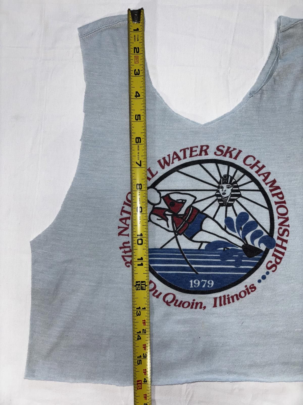 Designer Vintage 1979 National Water Ski Championships Tank Top Size XXS / US 00 / IT 34 - 4 Thumbnail