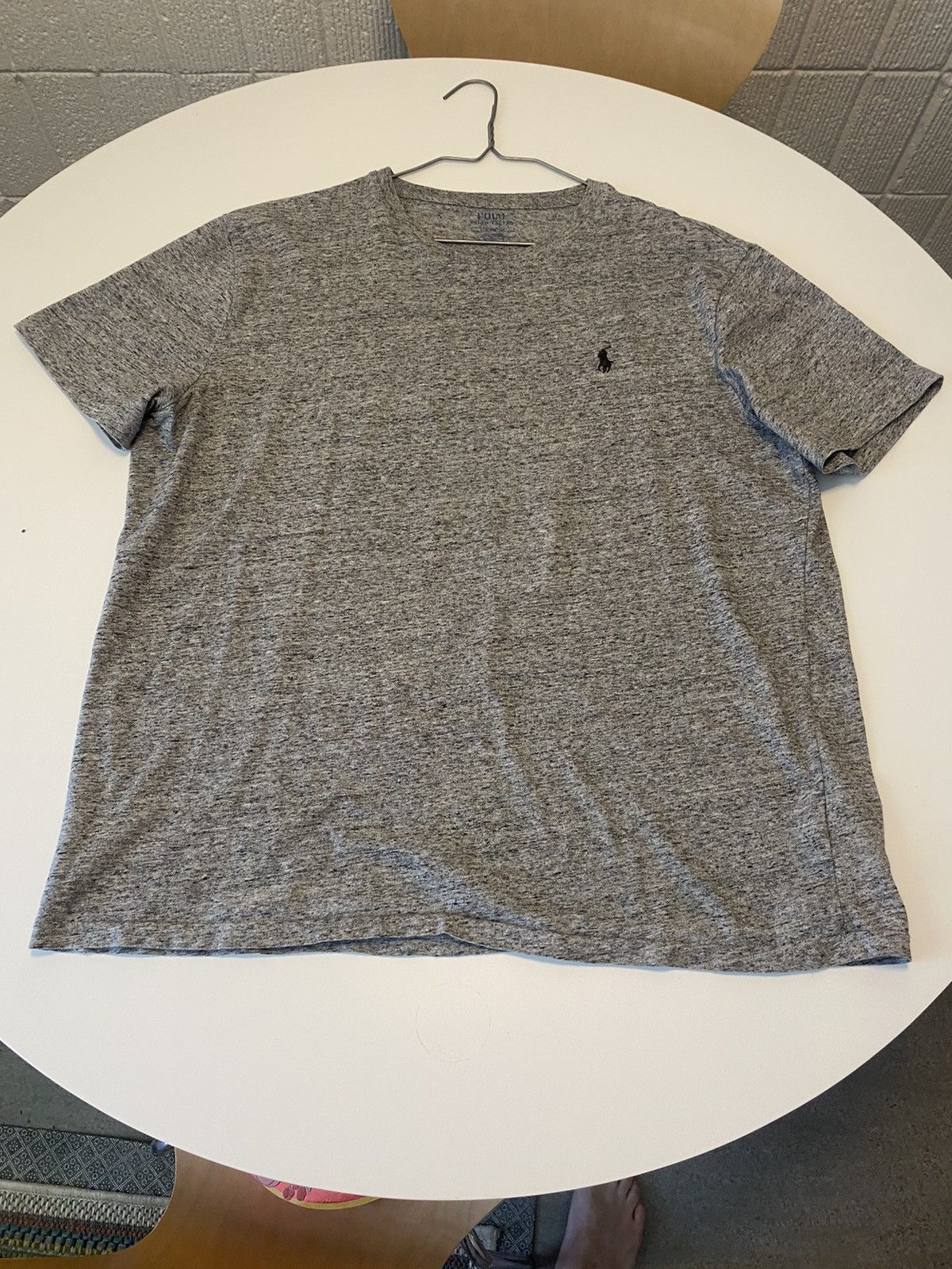 Polo Ralph Lauren × Vintage Gray Polo Ralph Lauren T-Shirt Size US L / EU 52-54 / 3 - 1 Thumbnail