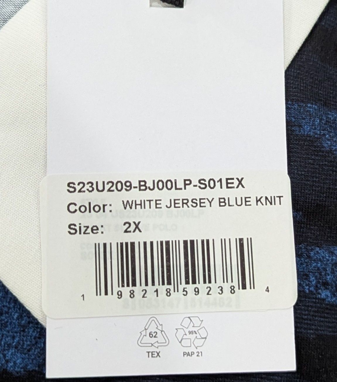 Missoni Missoni Graphic Cotton Polo Shirt White/Multi 2XL Size US XXL / EU 58 / 5 - 5 Thumbnail