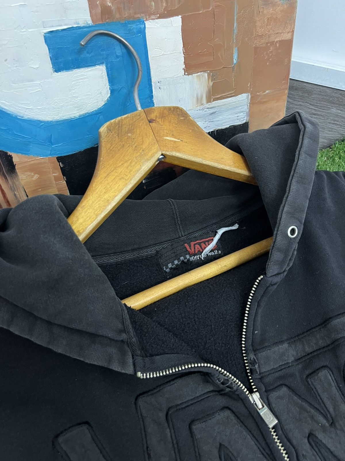 Vans × Vintage Vintage 90s Vans Hoodie Size US XL / EU 56 / 4 - 7 Thumbnail