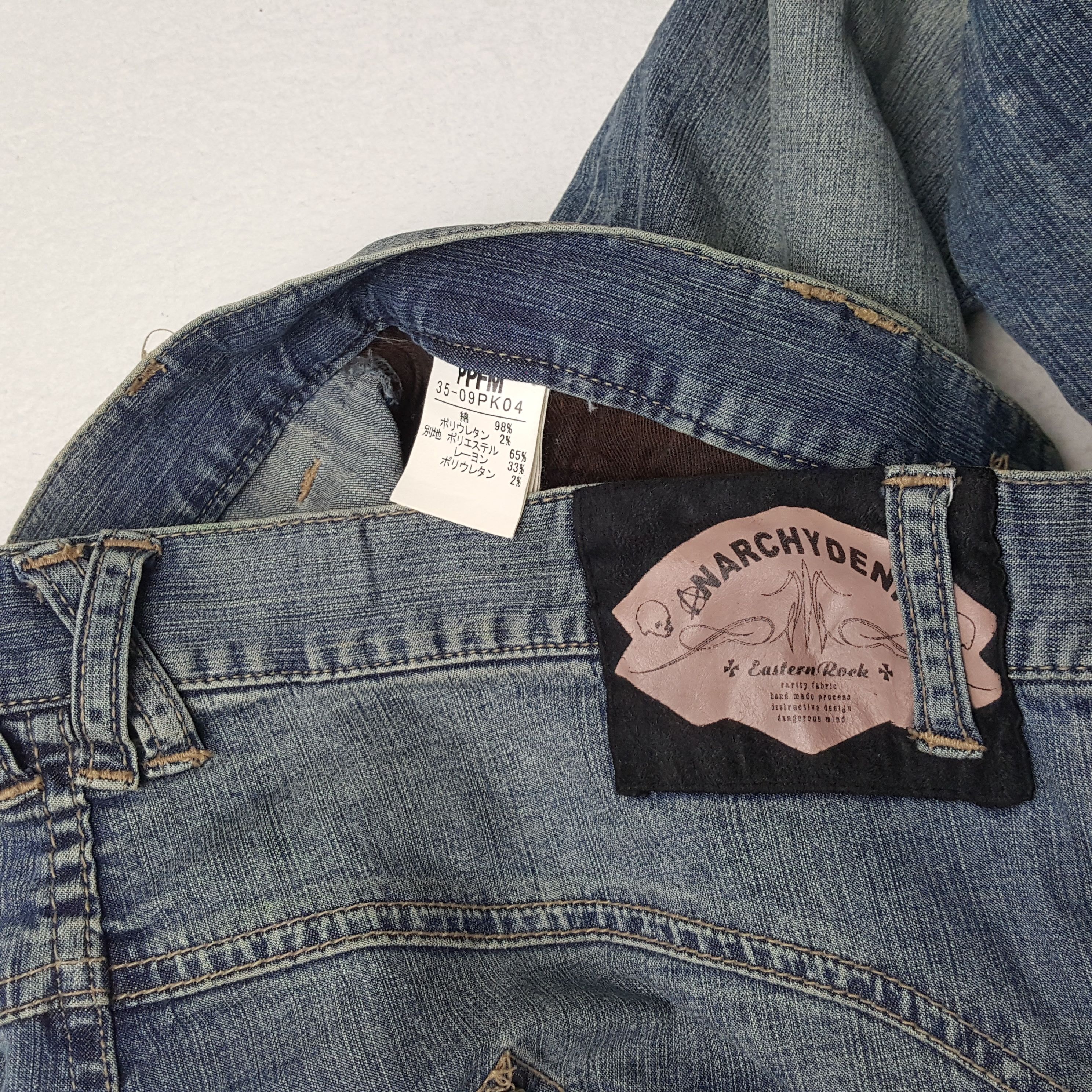 Japanese Brand × PPFM PPFM ANARCHY 2 Design Style Fashion Rare Jeans Size US 34 / EU 50 - 20 Thumbnail