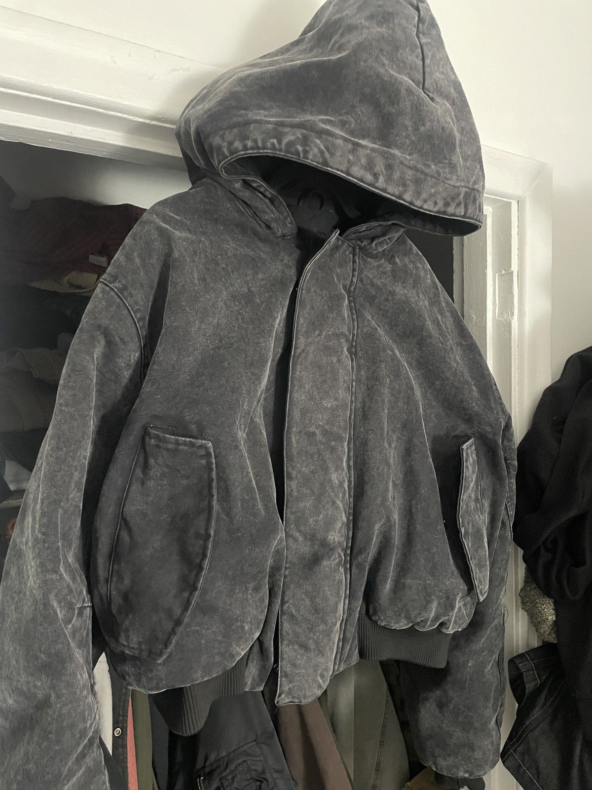image of Entire Studios Bomber Jacket in Black, Men's (Size Large)