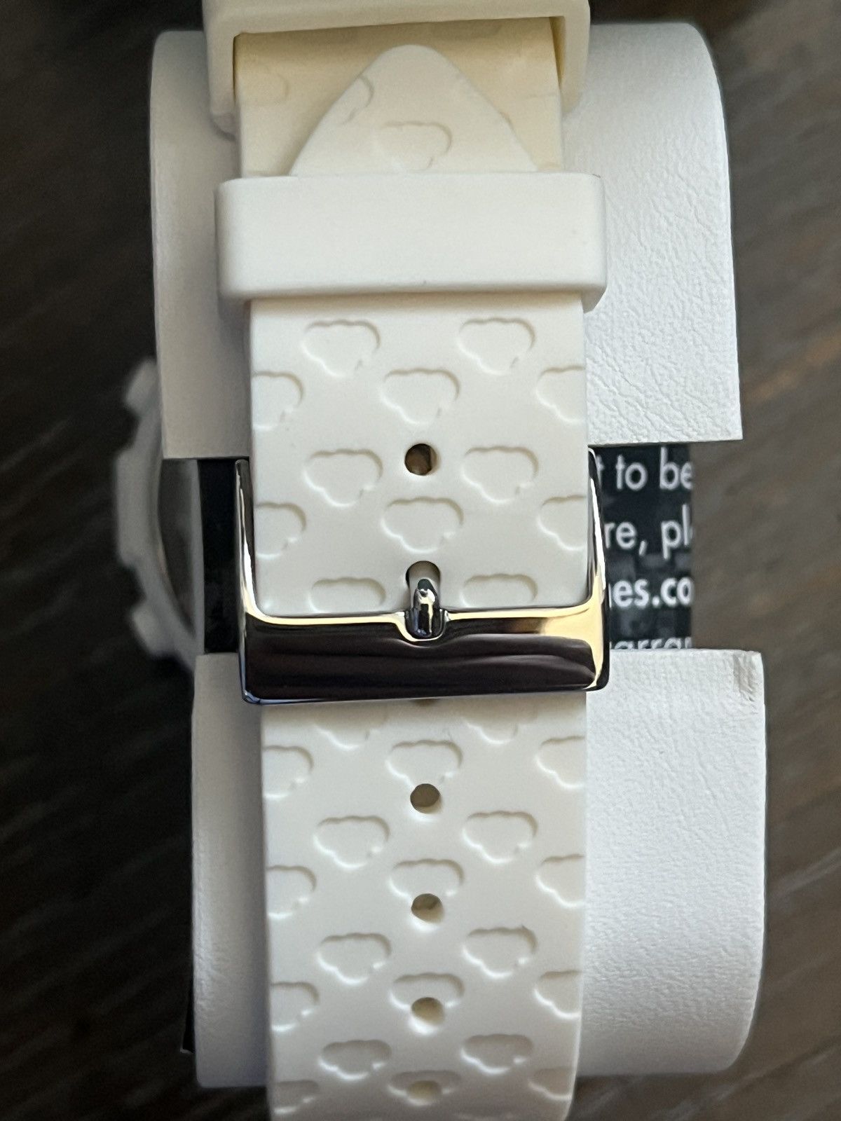 Guess NIB Guess x Friends With You White Silicon Digital Watch Size ONE SIZE - 5 Thumbnail