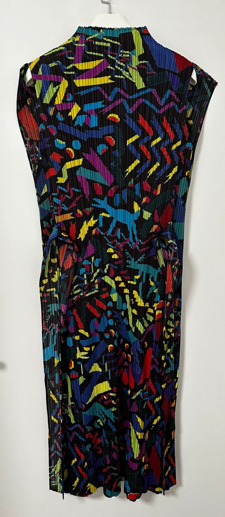 Issey Miyake Issey Miyake size:3 Blue and red block dress Size XS / US 0-2 / IT 36-38 - 7 Thumbnail