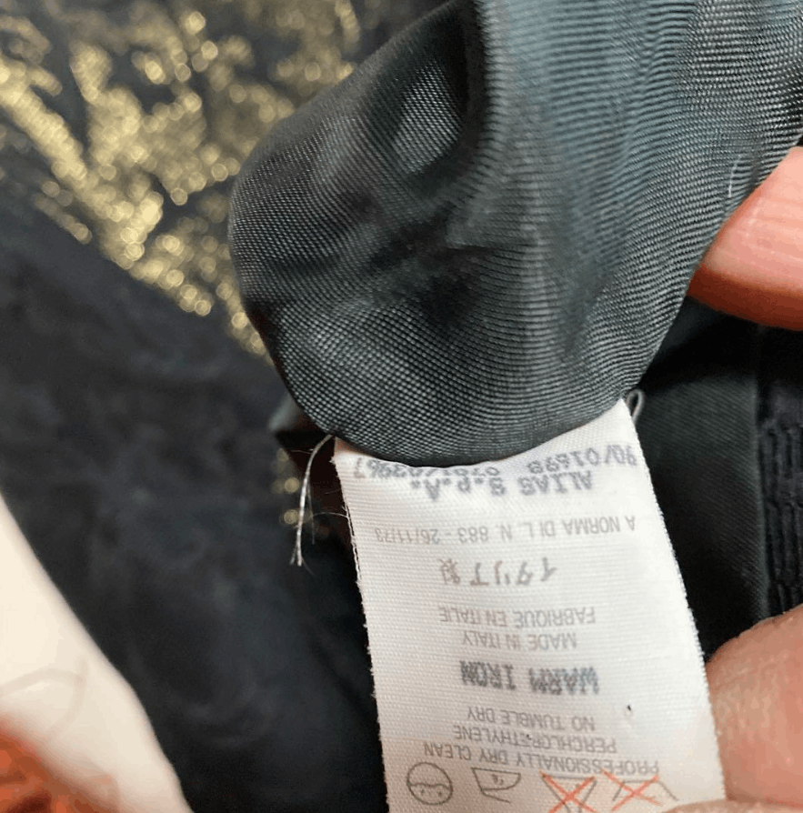 Versace Gianni Versace Gold and Black Double Breasted Vest 50 L Size US L / EU 52-54 / 3 - 6 Thumbnail