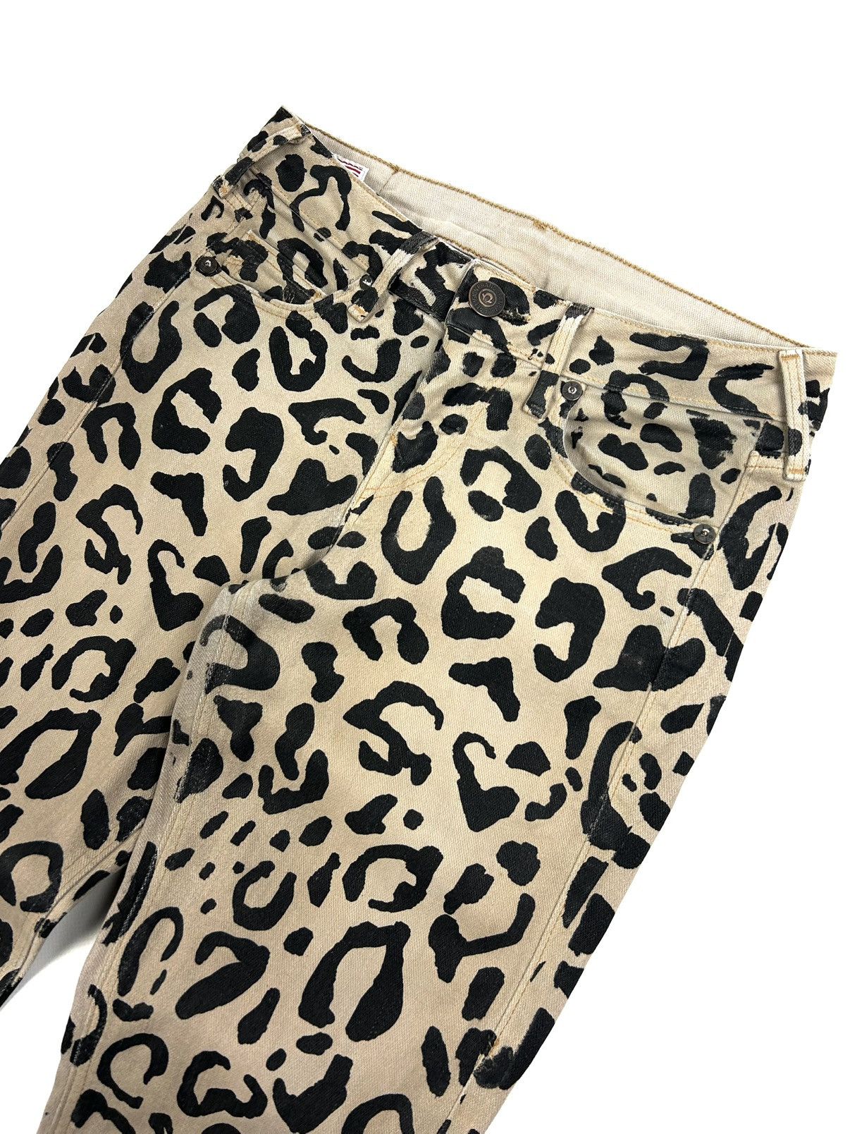 True Religion rare True Religion Leopard Jeans Skinny Made In USA Y2K Size 25" / US 0 / IT 36 - 8 Thumbnail