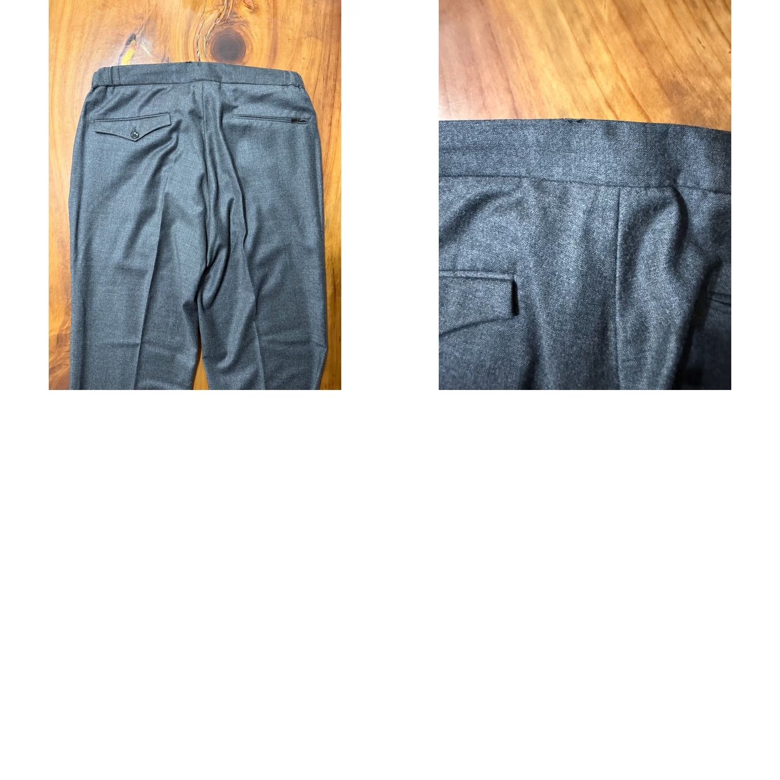 Incotex INCOTEX Dress Pants 32 x 30 Wool Straight Flat Regular fit Designer S3-4 Mens Gray Size US 32 / EU 48 - 8 Thumbnail