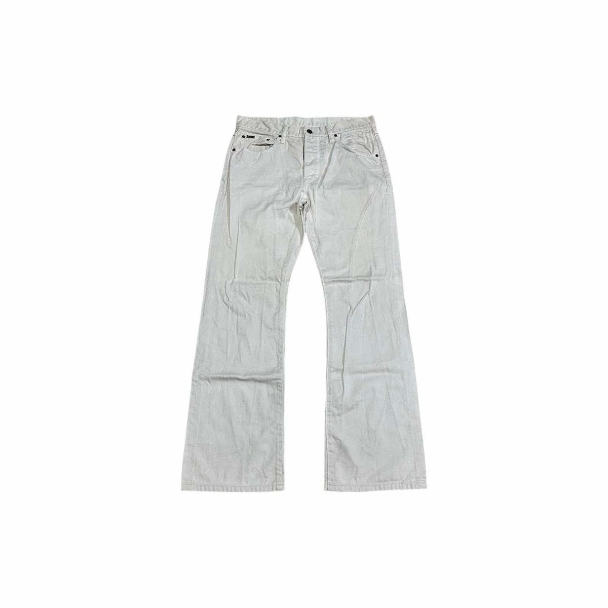 If Six Was Nine × Japanese Brand × Studio D'Artisan 🔥Vintage Studio D’Artisan White Flared Denim Size US 32 / EU 48 - 1 Thumbnail