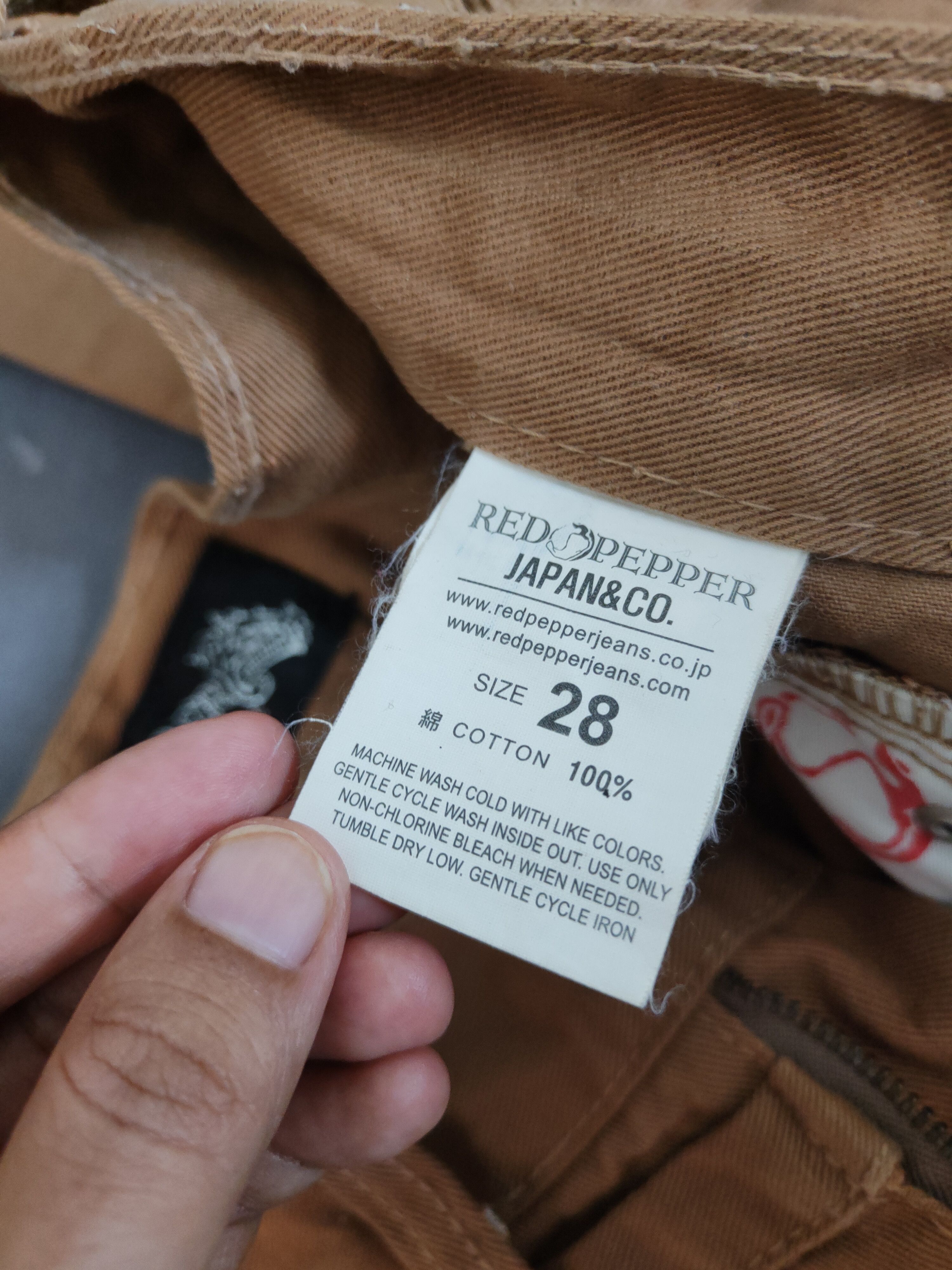 Japanese Brand Redpepper Brown Multipocket Soft Denim #S1321 Size US 28 / EU 44 - 18 Thumbnail