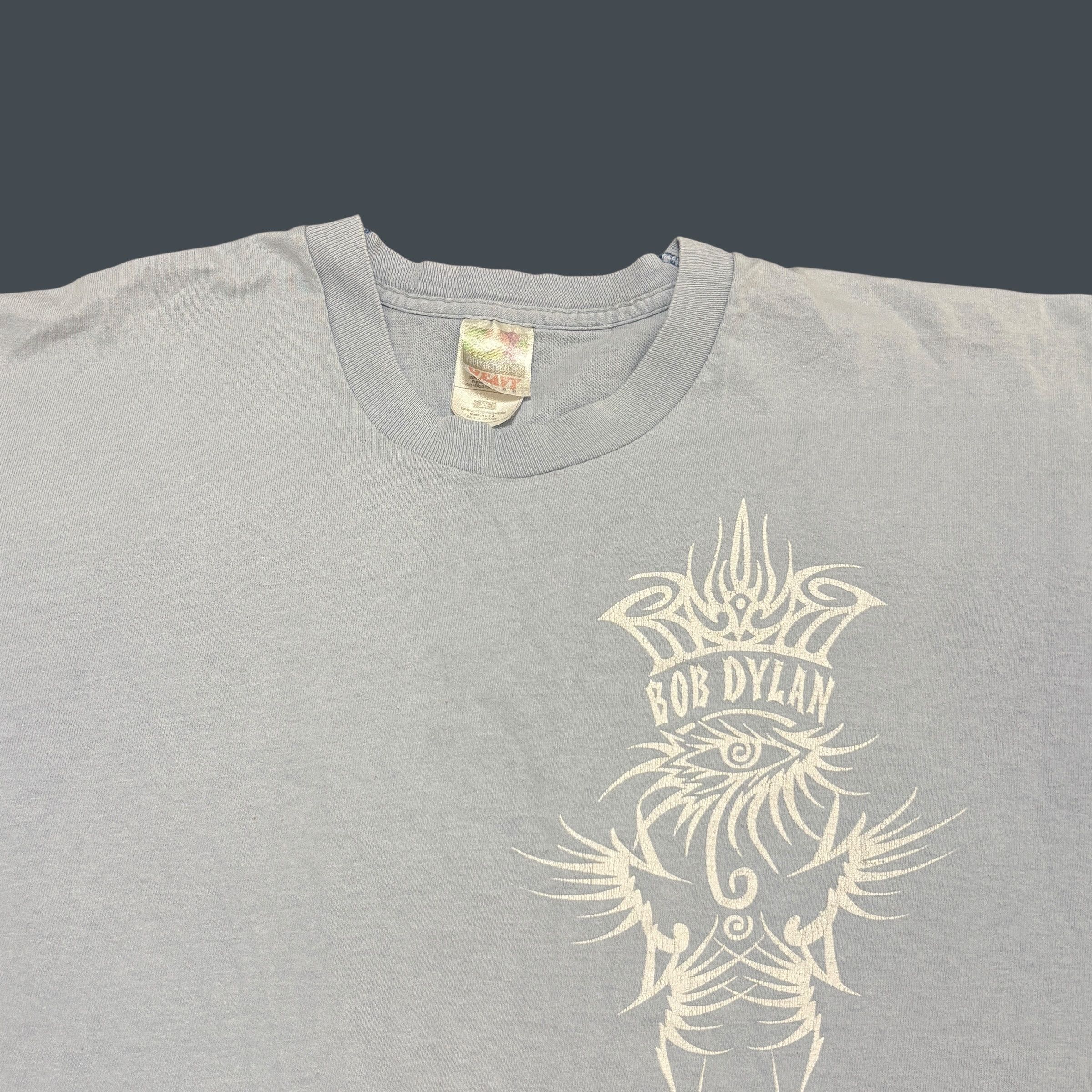 Band Tees Vintage Bob Dylan Shirt 90s Single Stitch Tour Rock Band Tee Size US XL / EU 56 / 4 - 4 Thumbnail