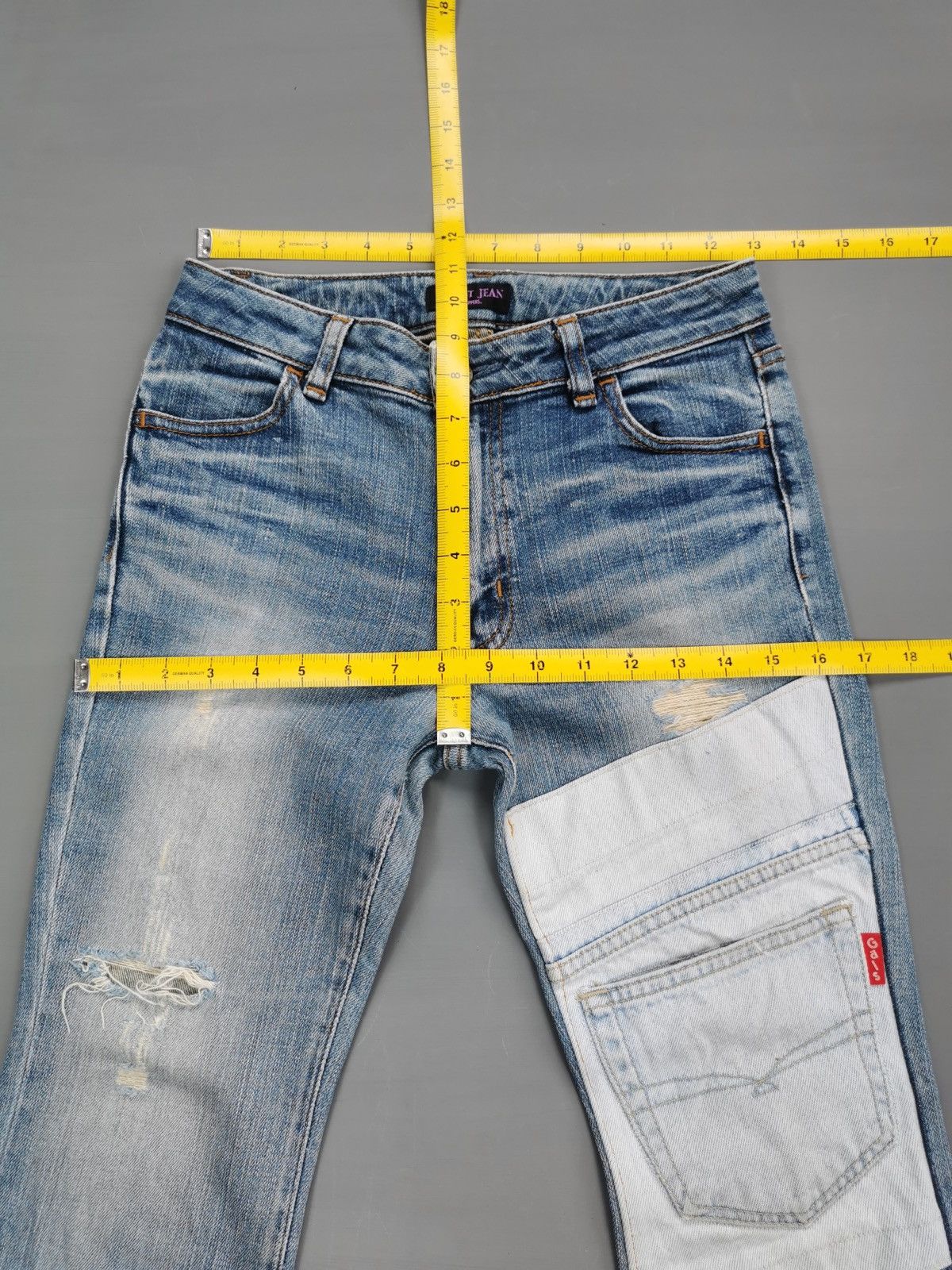 Tornado Mart Flare Nudist Jeans Brappers Customade Size 26" / US 2 / IT 38 - 9 Thumbnail