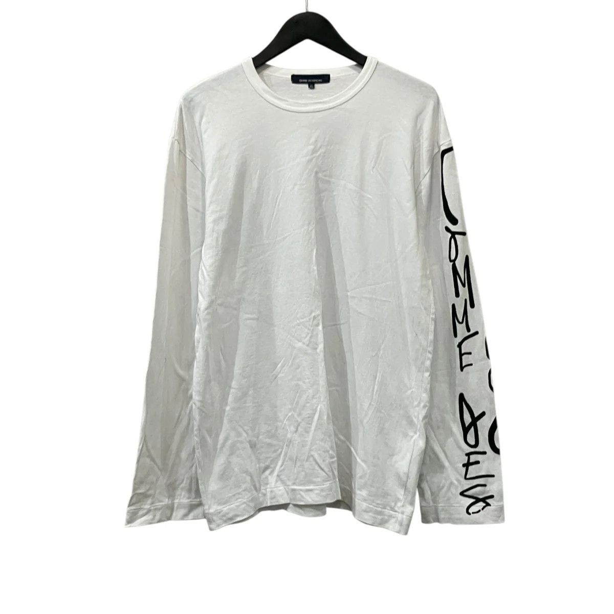 トップス COMME des GARCONS time for magic Comme des Garcons 2008 'Time For Magic' Logo Long Sleeve Shirt