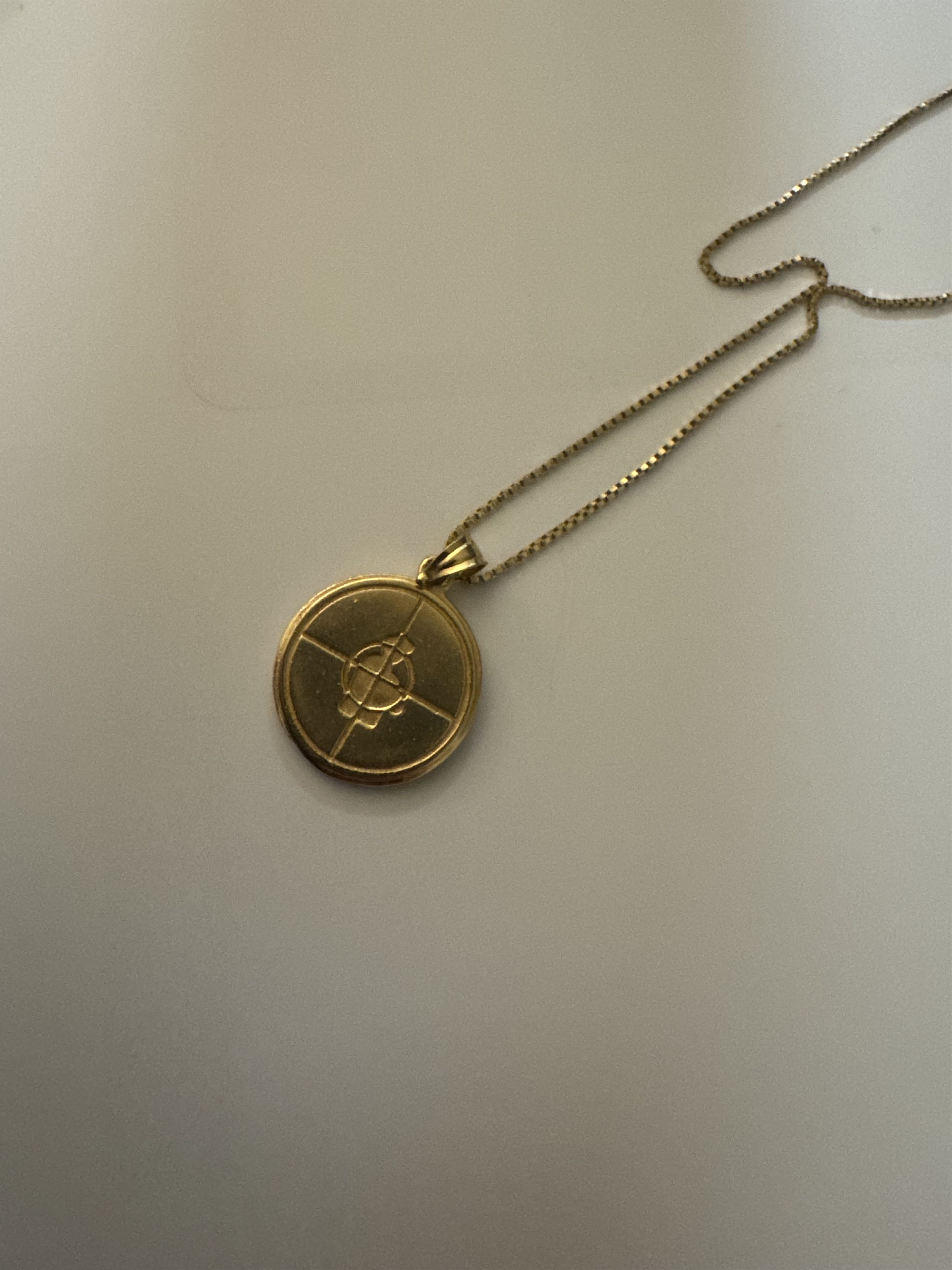 Supreme UNDERCOVER 14K Gold Pendant SUPREME × UNDERCOVER】18SS